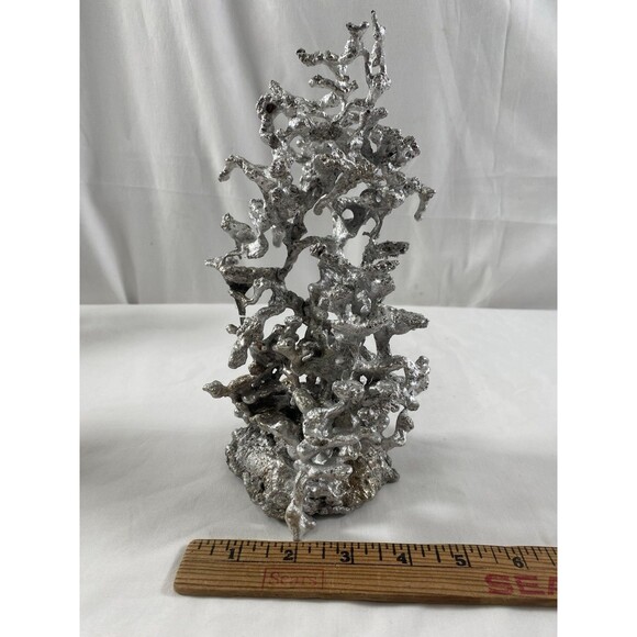 Anthill Art Casting Sculpture Fire Ant Aluminum Casting 9.25” Tall #12 - Picture 3 of 9